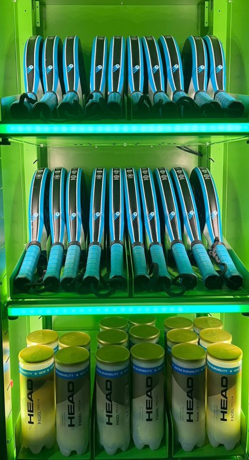 racket hire at planet padel